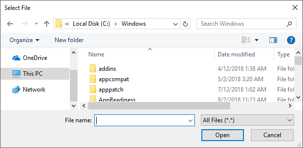 FileSelectFile