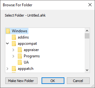 FileSelectFolder